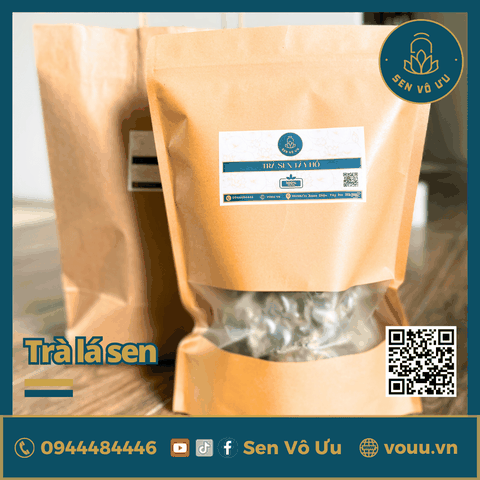 Trà lá sen | Lá sen khô giảm cân | Sen Vô Ưu