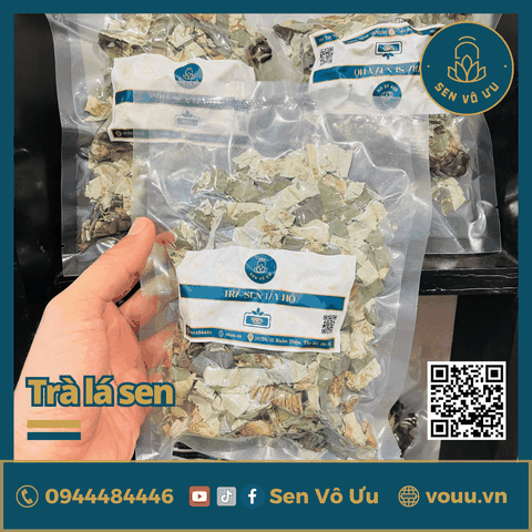 Trà lá sen | Lá sen khô giảm cân | Sen Vô Ưu
