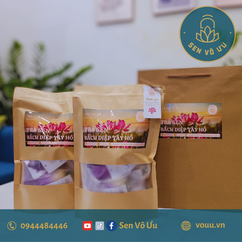 Trà ướp bông sen Hồ Tây đặc biệt