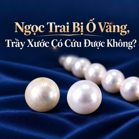 Ngọc Trai Bị Ố Vàng, Trầy Xước Có Cứu Được Không?