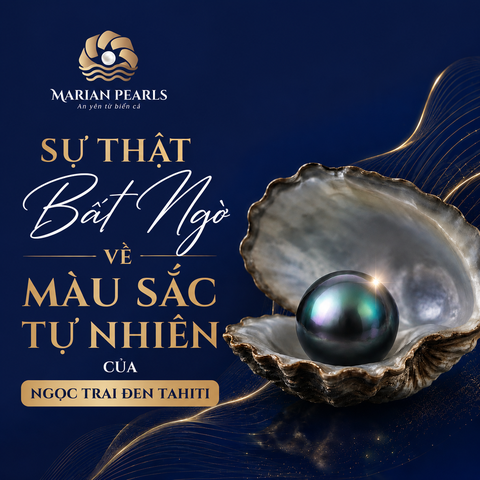 Sự Thật Bất Ngờ Về Màu Sắc Tự Nhiên Của Ngọc Trai Đen Tahiti