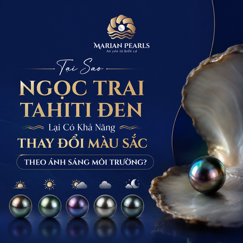 Tại Sao Ngọc Trai Tahiti Đen Lại Có Khả Năng Thay Đổi Màu Sắc Theo Ánh Sáng Môi Trường?