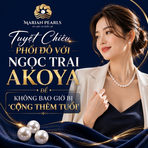 Tuyệt Chiêu Phối Đồ Với Ngọc Trai Akoya Để Không Bao Giờ Bị 'Cộng Thêm Tuổi'