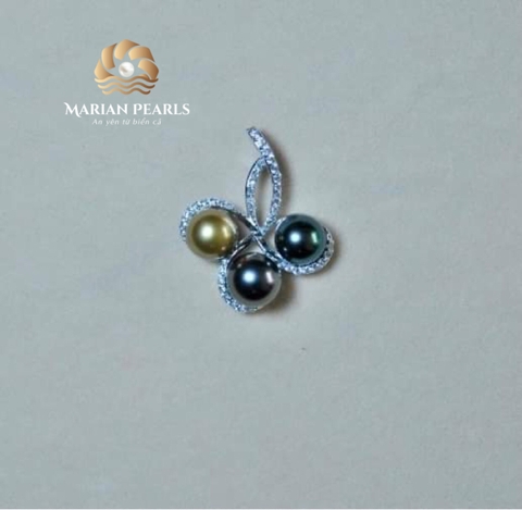 Mặt Dây Ngọc Trai Tahiti Sắc Màu Đại Dương