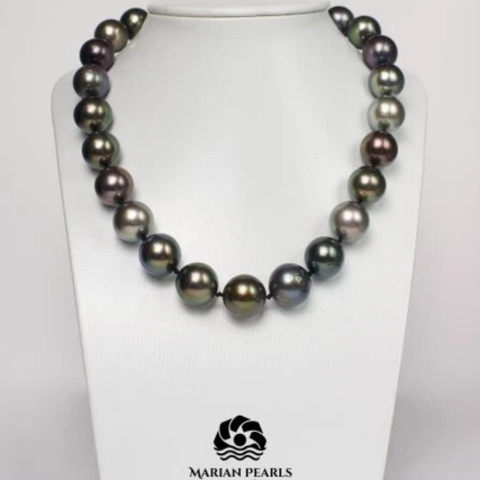 Chuỗi Vòng Cổ Ngọc Trai Tahiti Cỡ 15 - 16.8mm