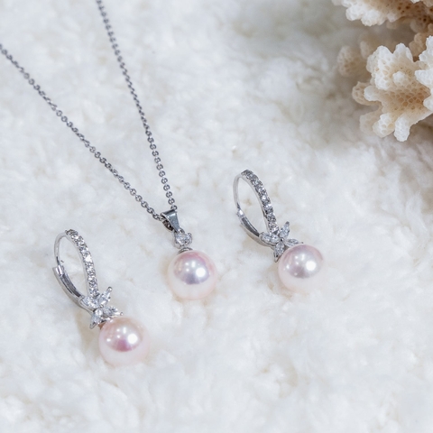 Bộ Sưu Tập Trang Sức Ngọc Trai Akoya Sắc Trắng Biển Khơi