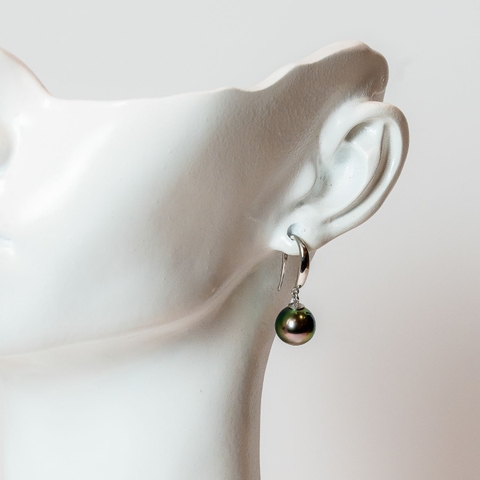 Bông Tai Ngọc Trai Tahiti Sắc Biển Bình Yên