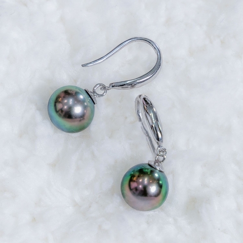 Bông Tai Ngọc Trai Tahiti Sắc Biển Bình Yên