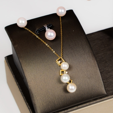 Bộ Sưu Tập Trang Sức Ngọc Trai Akoya Ánh Sáng Biển Khơi