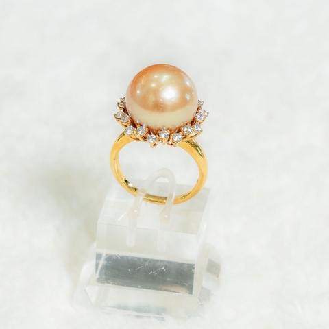 Nhẫn Ngọc Trai Southsea Sắc Ngọc Lấp Lánh