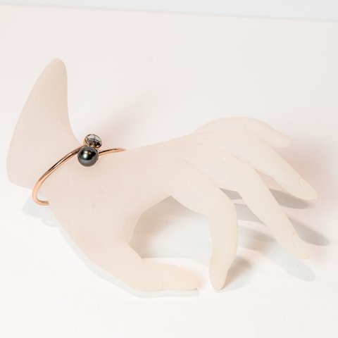 Vòng Tay Ngọc Trai Tahiti Sắc Đen Rực Rỡ