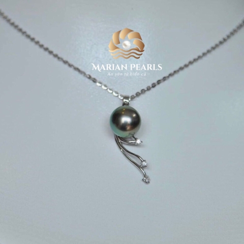 Mặt Dây Chuyền Ngọc Trai Tahiti Phong Cách Nhẹ Nhàng Lịch Lãm
