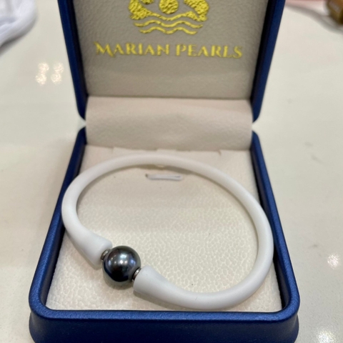 Vòng Tay Silicon Ngọc Trai Tahiti