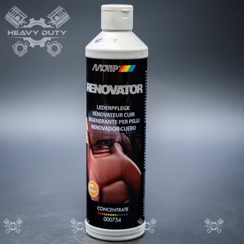 Dung Dịch Vệ Sinh Và Dưỡng Ghế Da Cao Cấp - Motip 000754 Leather Renovator Made In Holland 500ML