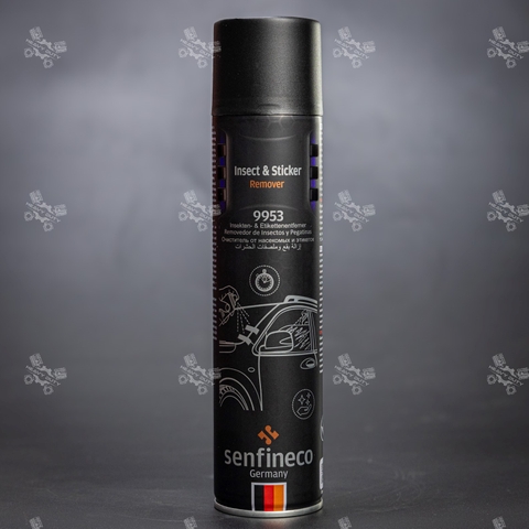 Senfineco 9953 Insect & Sticker Remover - Chai Xịt Tẩy Vết Côn Trùng, Keo Nhãn Dính Hiệu Quả 400ml, An Toàn Cho Sơn Xe, Hương Cam Dễ Chịu