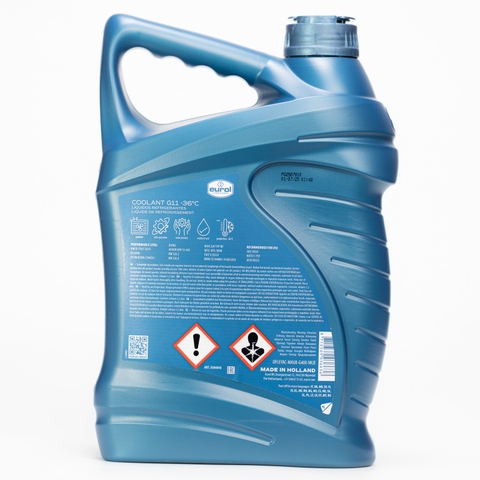 Eurol Coolant -36°C G11 (Xanh) – Nước làm mát pha sẵn G11, chống đông -36°C, bảo vệ chống ăn mòn cho ô tô/xe tải/xe khách