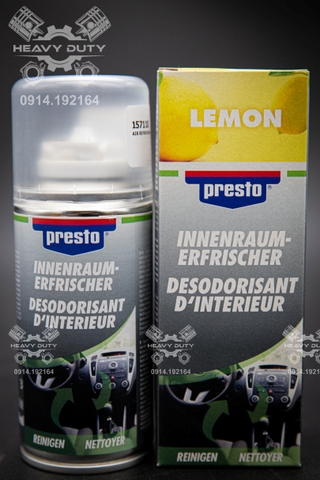 Khử Mùi Diệt Khuẩn - Presto Air Con Fresh [Hà Lan] [150ML] [6 Mùi Hương]