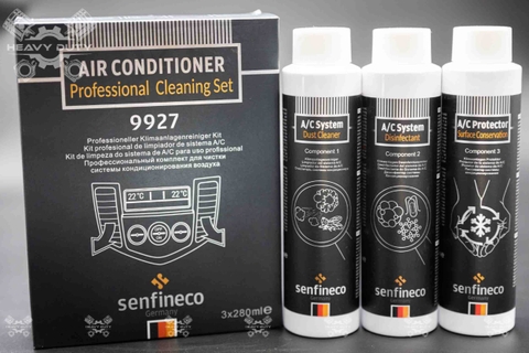 Bộ Combo 3 Chai Vệ Sinh Nội Soi Dàn Lạnh Chuyên Nghiệp - Senfineco 9927 Air Conditioner Professional Cleaning Set