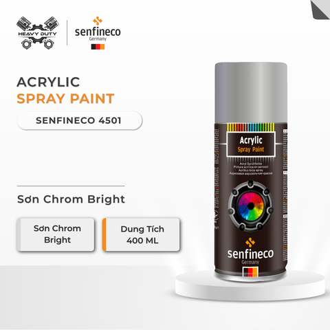 Sơn Mạ Chrome - Paint Acrylic Chrom Bright [4501]