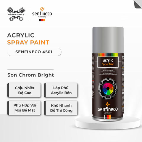 Sơn Mạ Chrome - Paint Acrylic Chrom Bright [4501]