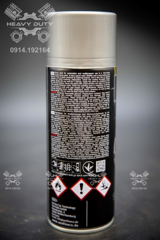Senfineco 4200/4202 Sơn Chịu Nhiệt Màu Xám Và Đen - Acrylic Paint 300 Độ °C [450ML] [Khô Cực Nhanh]