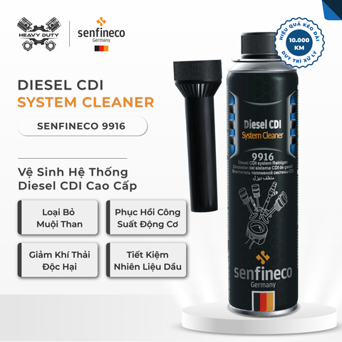 Senfineco 9916 - Dung Dịch Vệ Sinh Hệ Thống Kim Phun Diesel CDI Cao Cấp | Diesel CDI System Cleaner