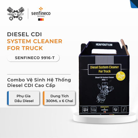 Vệ Sinh Hệ Thống Nhiên Liệu Béc Phun Khử Nước Diesel Dành Cho 300L - Diesel 9916-T CDI System Cleaner For Truck 300L Diesel
