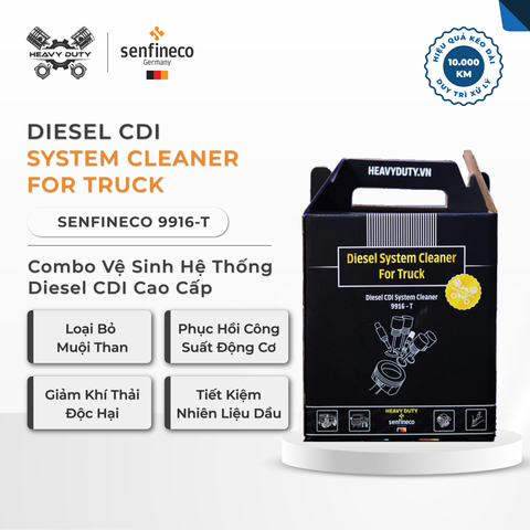 Vệ Sinh Hệ Thống Nhiên Liệu Béc Phun Khử Nước Diesel Dành Cho 300L - Diesel 9916-T CDI System Cleaner For Truck 300L Diesel