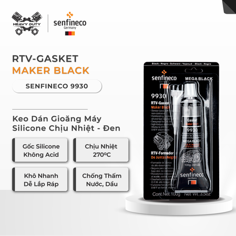 Senfineco 9930/9931/9934 Keo Dán Gioăng Máy - RTV Silicone Gasket Marker 100g