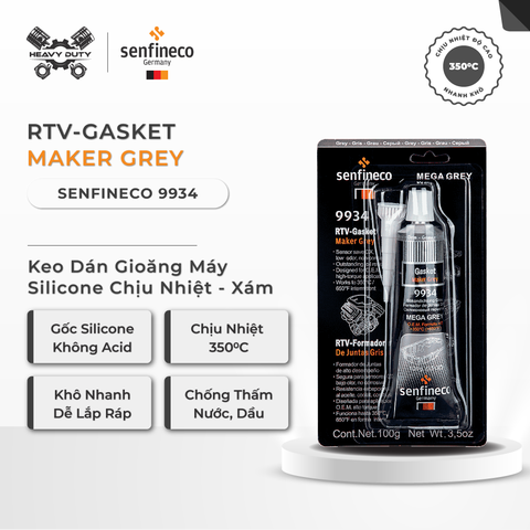 Senfineco 9930/9931/9934 Keo Dán Gioăng Máy - RTV Silicone Gasket Marker 100g
