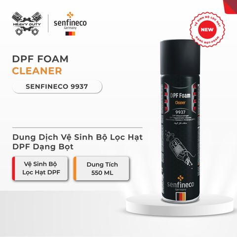 Senfineco 9937 – Dung Dịch Vệ Sinh Lọc Hạt DPF Dạng Bọt (DPF Foam Cleaner) 500ml