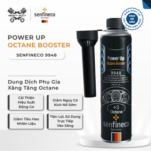Senfineco 9948 - Phụ Gia Xăng Tăng Octane - Power Up Octane Booster 300ml