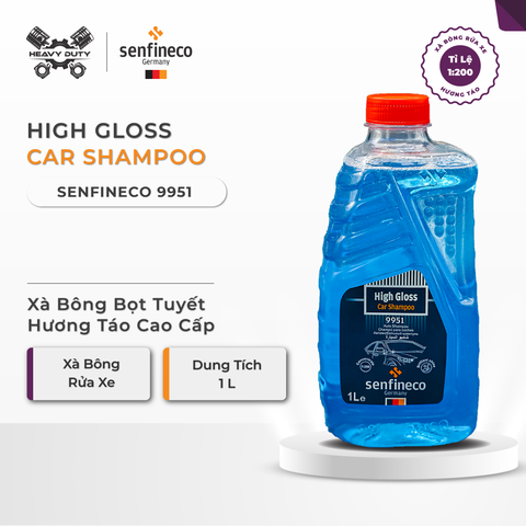 Xà Bông Bọt Tuyết Hương Táo Cao Cấp - Senfineco 9951 High Gloss Shampoo  Apple Flavor 1:200