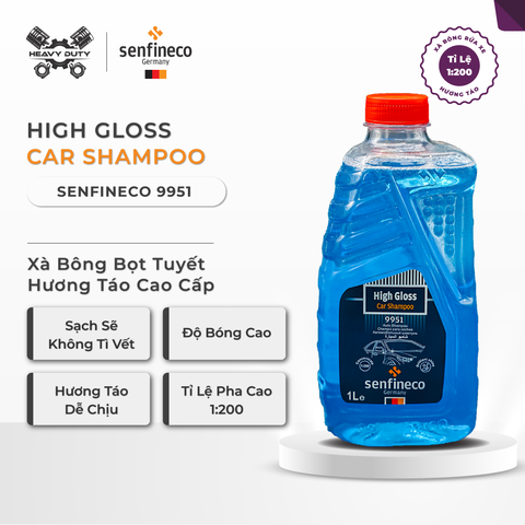 Xà Bông Bọt Tuyết Hương Táo Cao Cấp - Senfineco 9951 High Gloss Shampoo  Apple Flavor 1:200