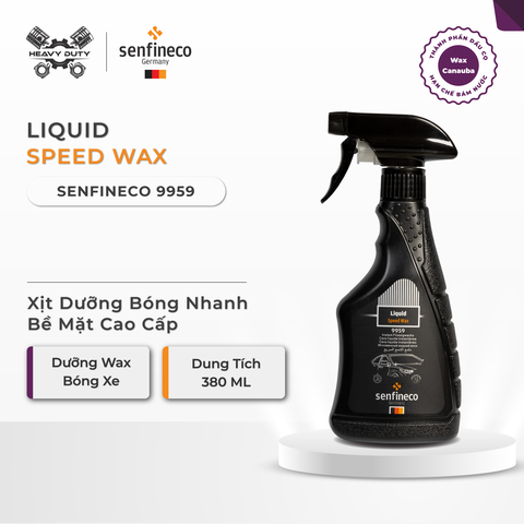 Senfineco 9959 Xịt Dưỡng Bóng Nhanh Bề Mặt Cao Cấp - Liquid Speed Wax [380ML]
