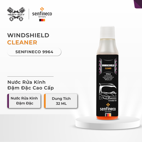 Senfineco 9964 - Nước Rửa Kính Đậm Đặc Cao Cấp - Windshield Cleaner 1:100 Concentrate 32ml