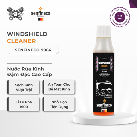 Senfineco 9964 - Nước Rửa Kính Đậm Đặc Cao Cấp - Windshield Cleaner 1:100 Concentrate 32ml