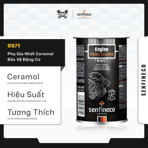 Senfineco 9971 Phụ gia Nhớt Bảo Vệ Đông Cơ - Engine Protector Ceramol