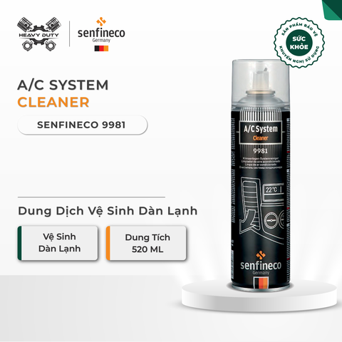 Senfineco 9981 Dung Dịch Vệ Sinh Dàn Lạnh - A/C System Cleaner [520ML]