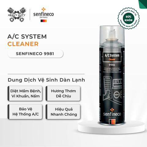 Senfineco 9981 Dung Dịch Vệ Sinh Dàn Lạnh - A/C System Cleaner [520ML]