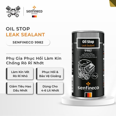 Senfineco 9982 - Phụ Gia Phục Hồi Làm Kín Chống Rò Rỉ Nhớt - Oil Leak Stop 300ml