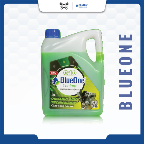 Dung Dịch Nước Làm Mát Công Nghệ Hữu Cơ BlueOne G10 - Blue One G10 OAT Coolant MADE IN VN 5L