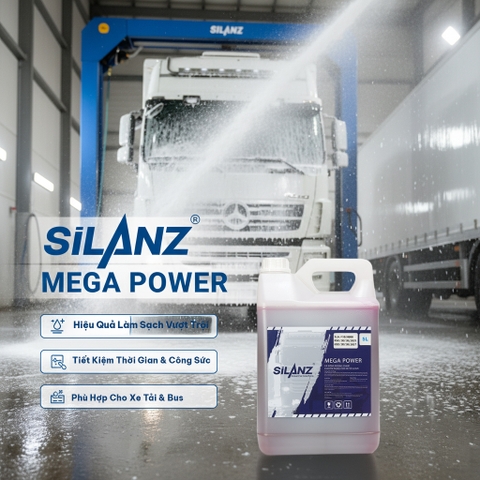 SILANZ® MEGA POWER – Xà bông không chạm cho xe tải & bus