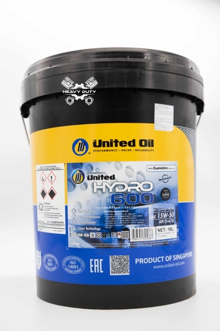 United Hydro 600 SAE 15W-50 (CI-4/SL)