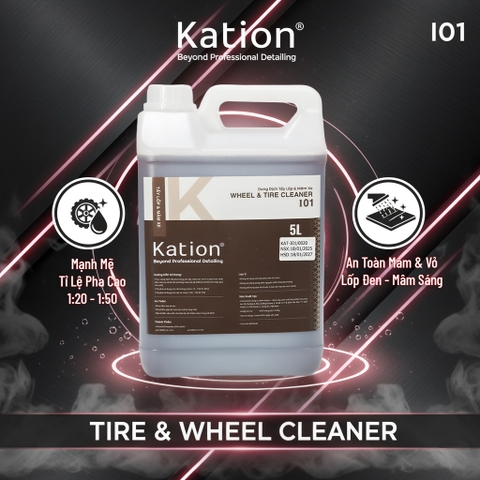 Kation I01 – Tire & Wheel Cleaner | Dung Dịch Vệ Sinh Lốp & Mâm Xe Siêu Hiệu Quả, An Toàn, Thân Thiện Với Môi Trường