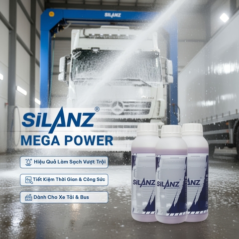 SILANZ® MEGA POWER – Xà bông không chạm cho xe tải & bus
