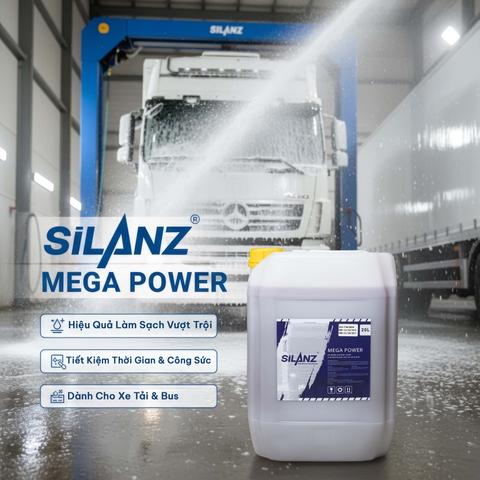 SILANZ® MEGA POWER – Xà bông không chạm cho xe tải & bus