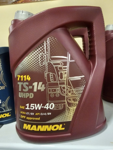 Mannol 7114 Nhớt Xe Tải Máy Dầu Tổng Hợp Cao Cấp - TS14 SHPD 15W-40 CJ4/SN ACEA E7/E9 MAN3775 Euro V