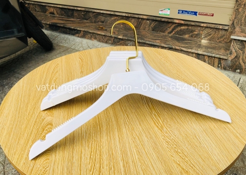 Móc áo nhựa trắng có đệm