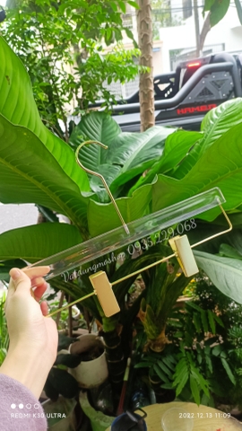Kẹp mika ngang kẹp bạc/vàng